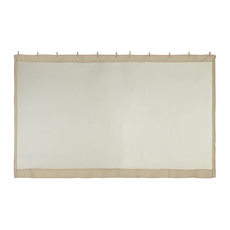 Moustiquaire de protection pour pavillon 3 x 3 m empêche les insectes facile à installer en polyester beige 13_0010682