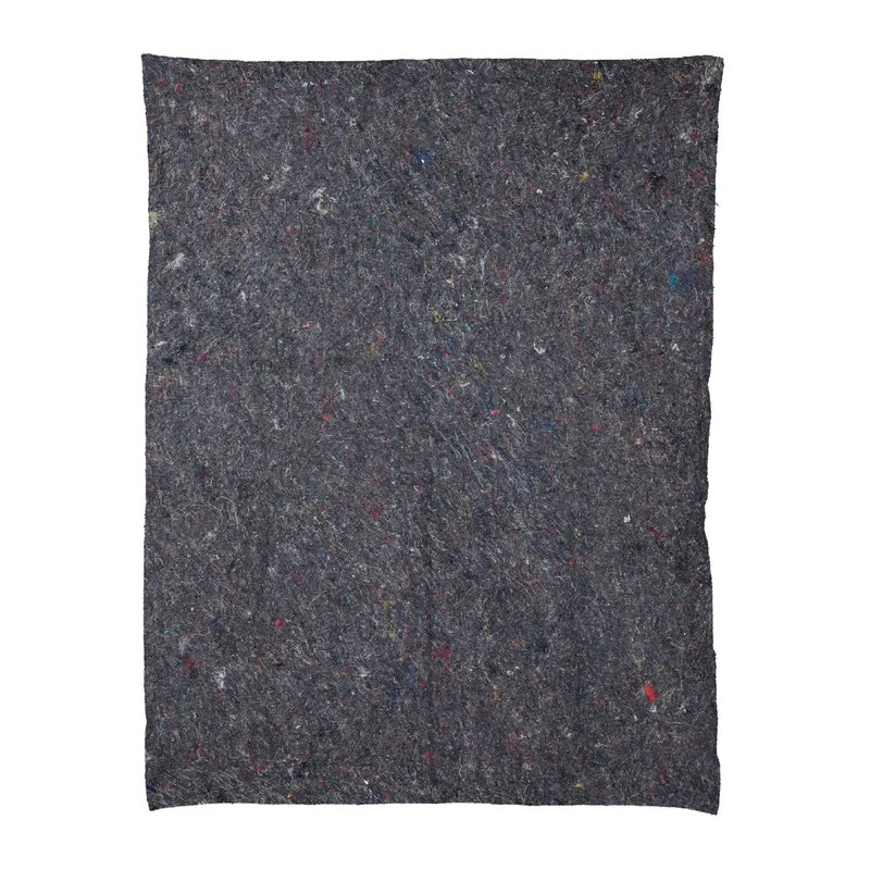 Lot de 10 couvertures de déménagement réutilisables densité 300 g/m² 150 x 200 cm en non-tissé gris 13_0009108