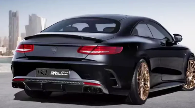 Becquet Mercedes Classe S Coupé S63 C217 Carbone