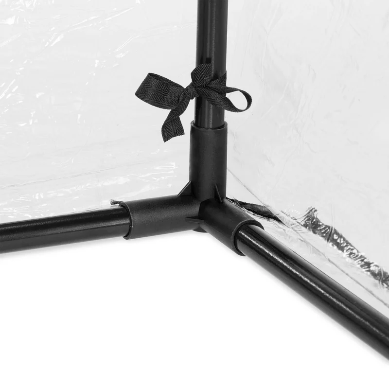 Serre de jardin en forme de tunnel pour semis 210 x 120 x 120 cm facile à monter en PVC transparent 13_0011993