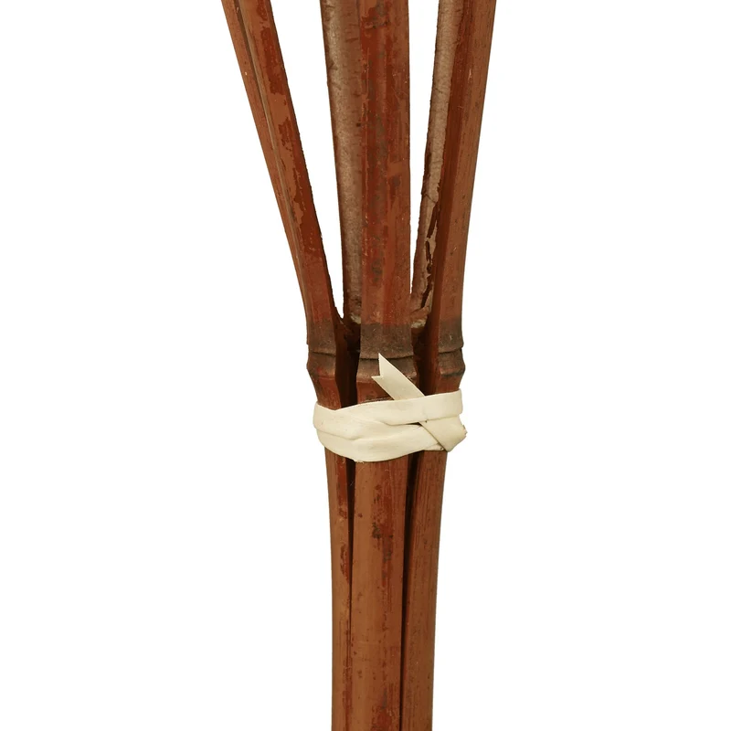 Lot de 10 torches de jardin décoratives en bambou ambiance romantique 120 cm en bambou marron 13_0010617