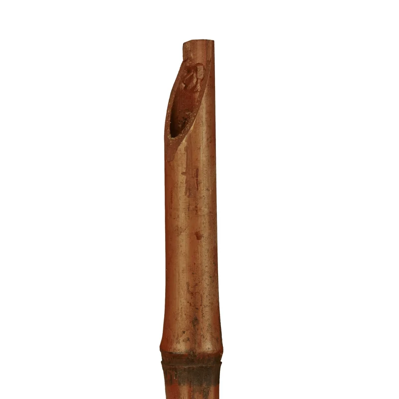 Lot de 10 torches de jardin décoratives en bambou ambiance romantique 120 cm en bambou marron 13_0010617