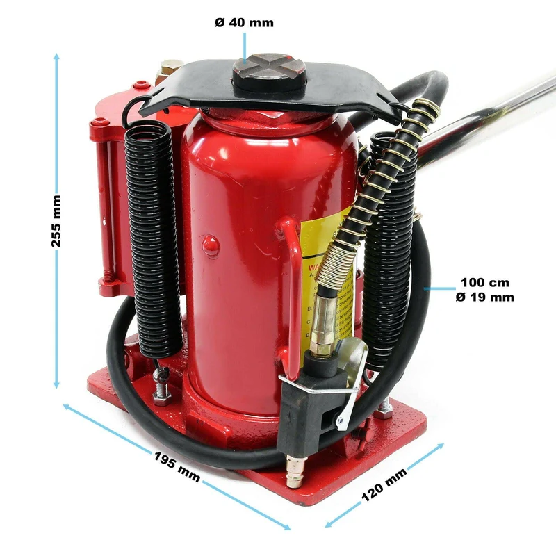 Cric Hydraulique Bouteille Pneumatique 12 Tonnes