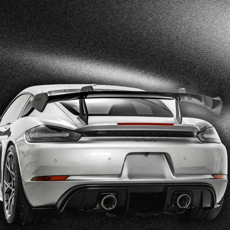 Spoiler Aileron Porsche 718 Cayman GT4 RS Carbone