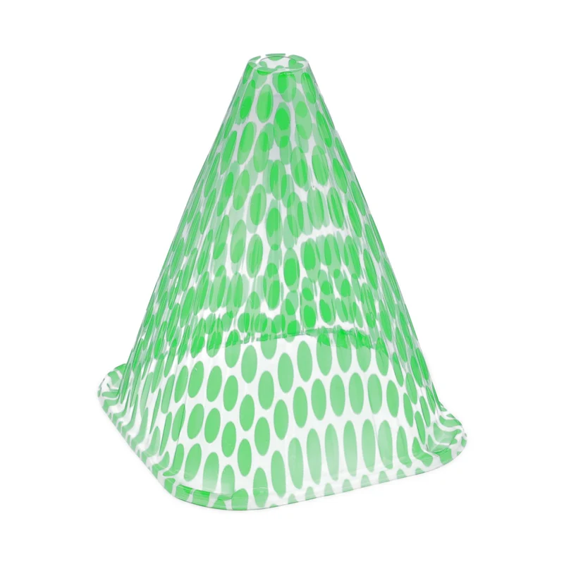 Lot de 24 cônes de forçage pour jeunes plantes jardin protection intempéries 22 x 19 x 19 cm en PVC vert 13_0010527