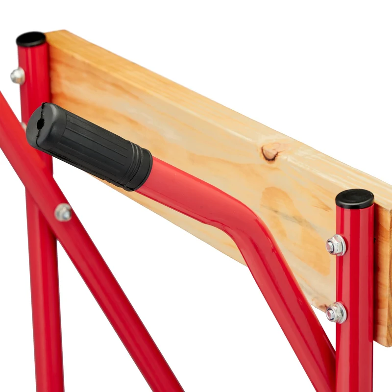 Support de moteur hors-bord pratique pour transport rangement en 80 x 60 x 40 cm en acier rouge 13_0012990