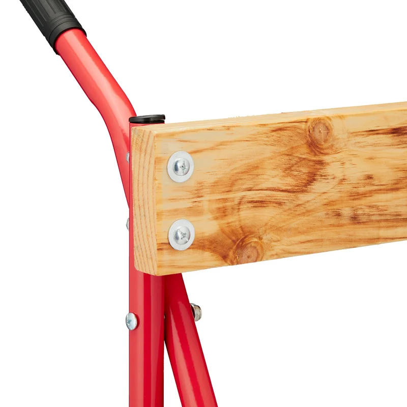 Support de moteur hors-bord pratique pour transport rangement en 80 x 60 x 40 cm en acier rouge 13_0012990