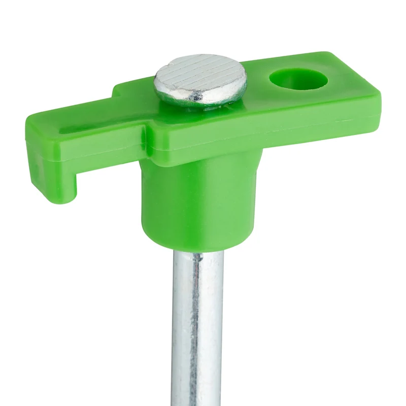 Lot de 18 piquets de fixation durables pour tentes sol rocailleux 25 x 4 x 1,5 cm en acier argenté 13_0013290