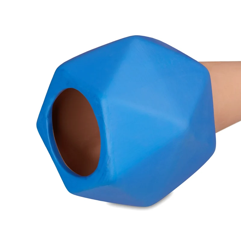 Lot de 4 cônes d'arrosage décoratifs intérieur extérieur 15 cm arrosage dosé pratique en argile bleue 13_0010406