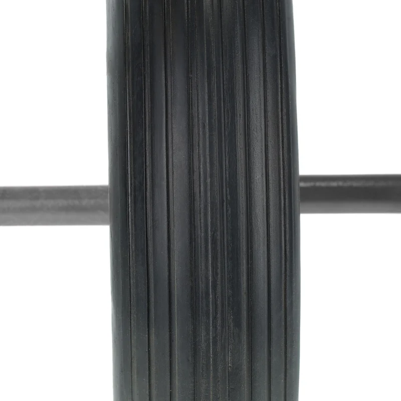Roue de brouette increvable axe fixe 3.50-8 maniable résistante aux chocs en caoutchouc noir 13_0012338