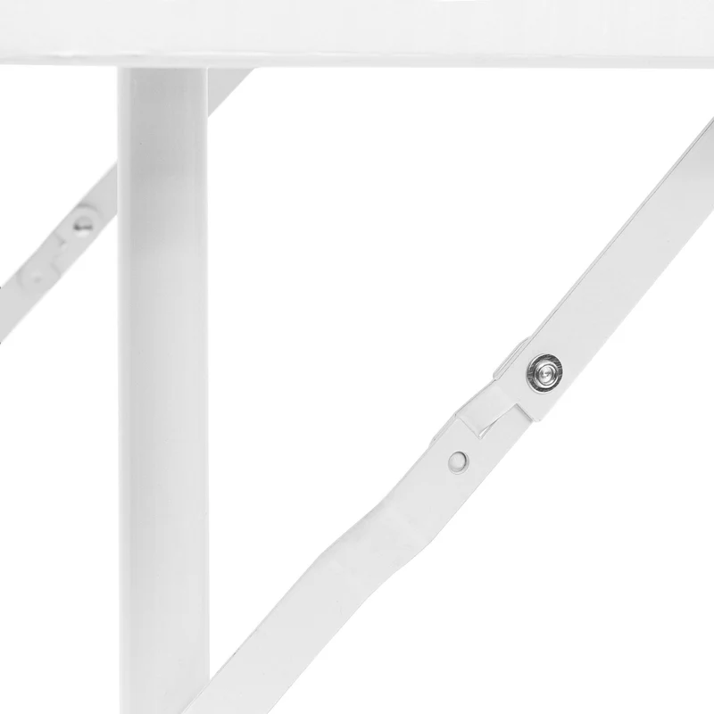 Table pliante rectangulaire jardin 74 x 121,5 x 61,5 cm facile à ranger design moderne en plastique gris 13_0009417