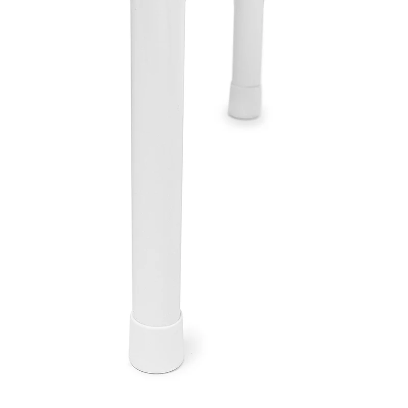 Table pliante rectangulaire jardin 74 x 121,5 x 61,5 cm facile à ranger design moderne en plastique gris 13_0009417