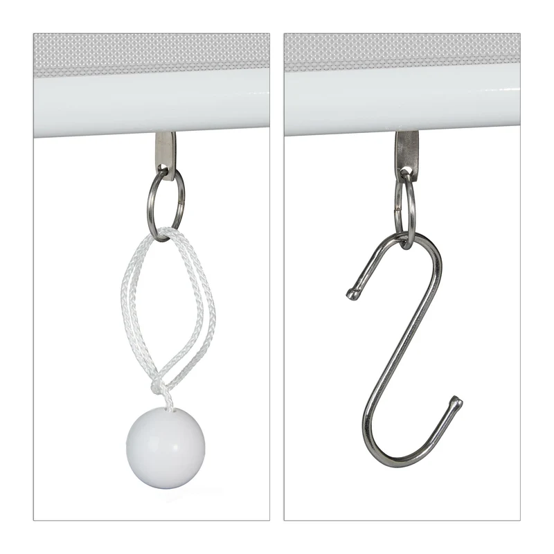 Store vertical de protection contre le soleil 140 x 100 cm fonction roulante moderne en PVC gris 13_0010791