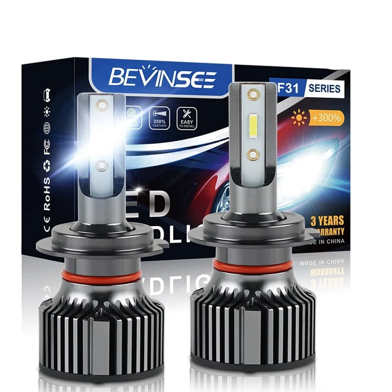 Kit 2 Ampoules LED 9006 HB4 6000K 12V
