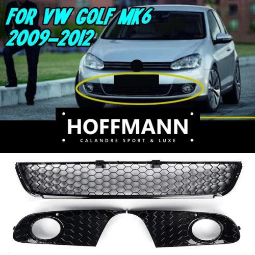 Calandre Sport VW Golf 6 2009-2012 Noir ABS