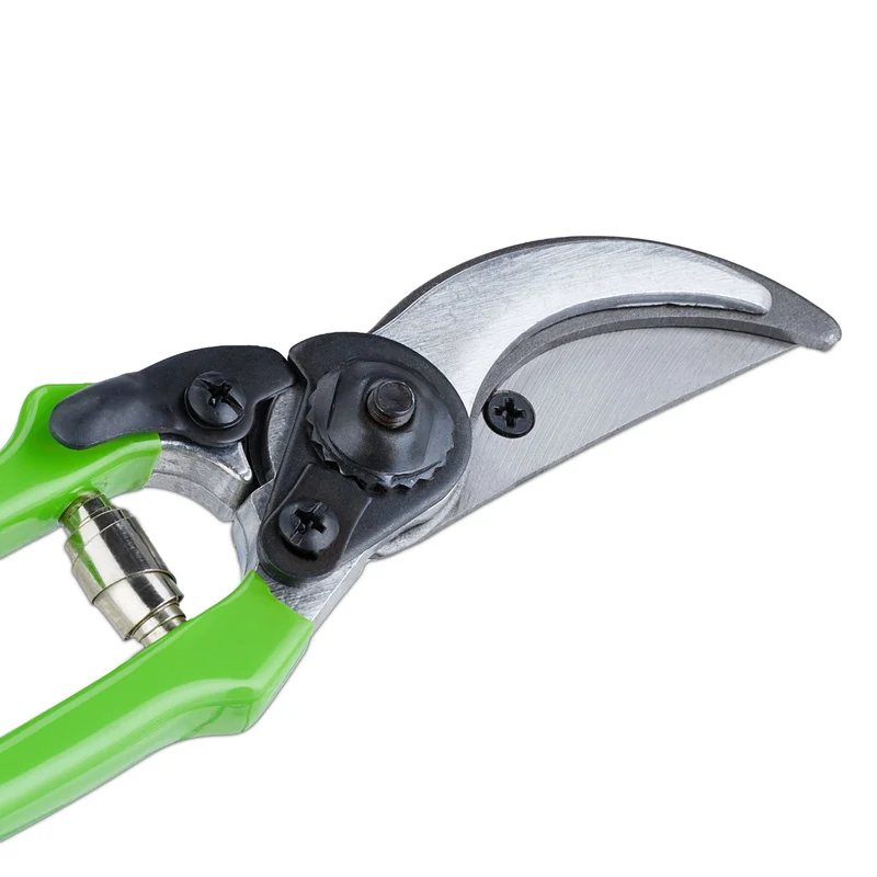 Lot de 3 outils de jardinage taille précise cisaille sécateur taille-haie ergonomique 35 x 20 x 10 cm en acier noir 13_0012978