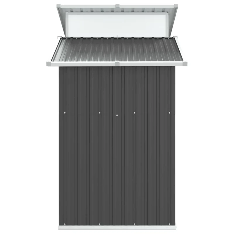 Abri de jardin cabane cabanon maison de stockage remise extérieur hangar outils robuste 270 x 130 x 208,5 cm acier galvanisé anthracite 02_0022210