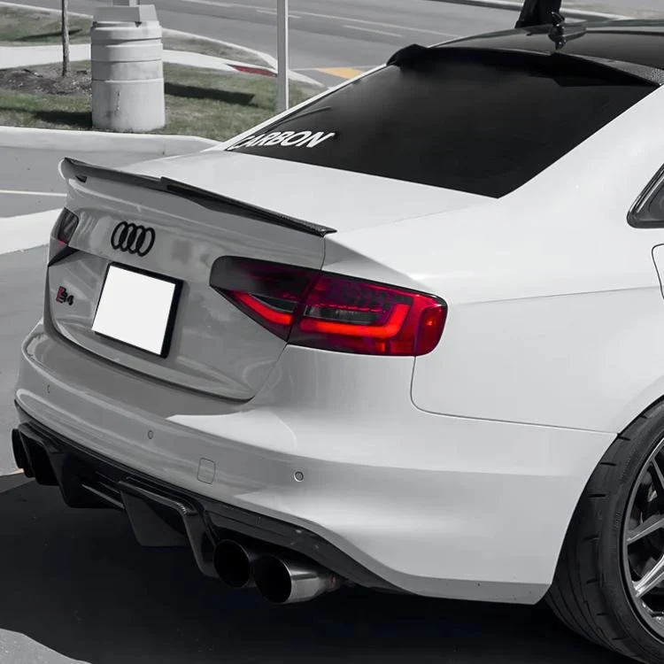 Spoiler Coffre Audi A4 S4 B8 B8.5 Berline Noir