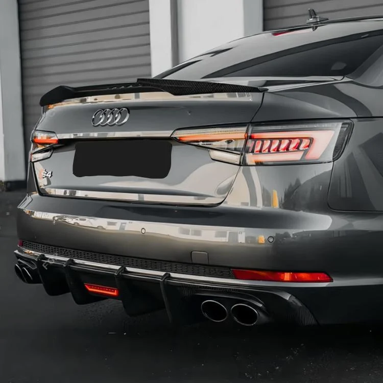 Spoiler Coffre Audi A4 S4 B9 Berline Noir