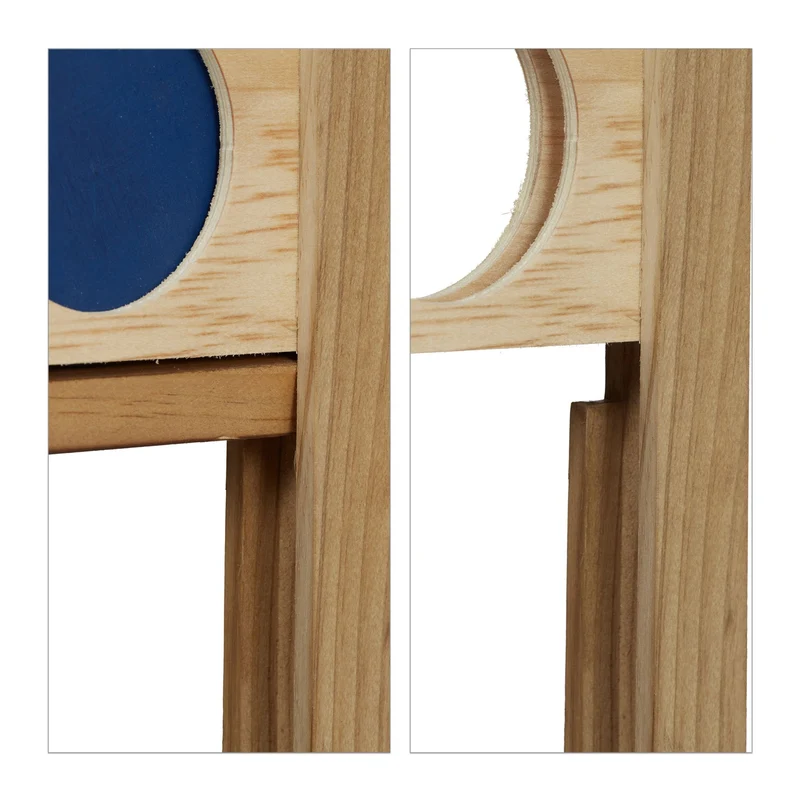 Jeu en bois Puissance 4 XXL extérieur 100 x 60 x 50 cm encourage la réflexion ambiance conviviale en bois naturel 13_0011937