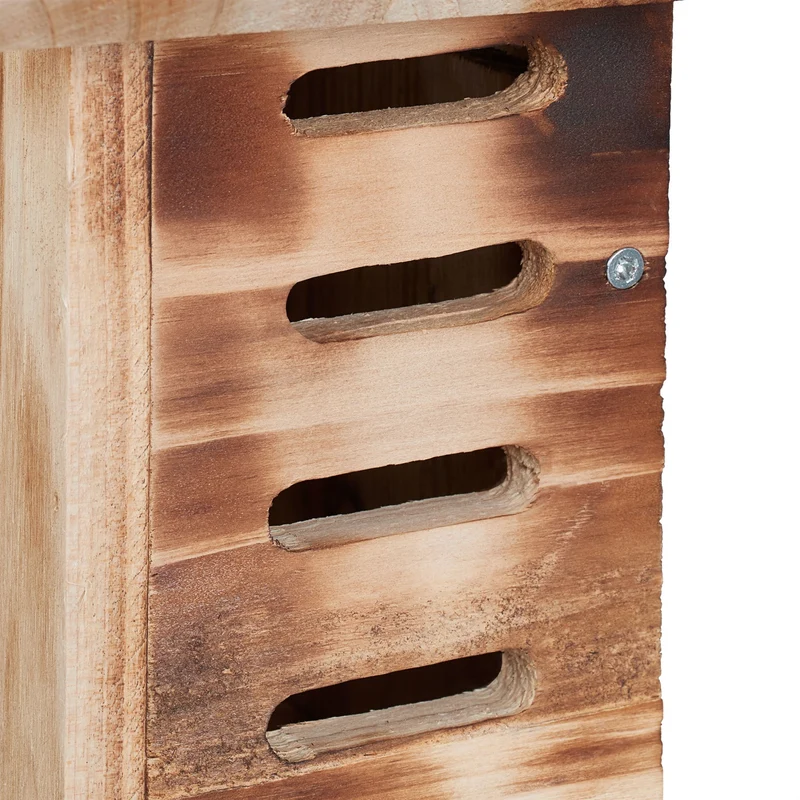 Hôtel à insectes suspendu jardin pour coccinelles protection hiver ouverture facile en bois sapin 13_0015252