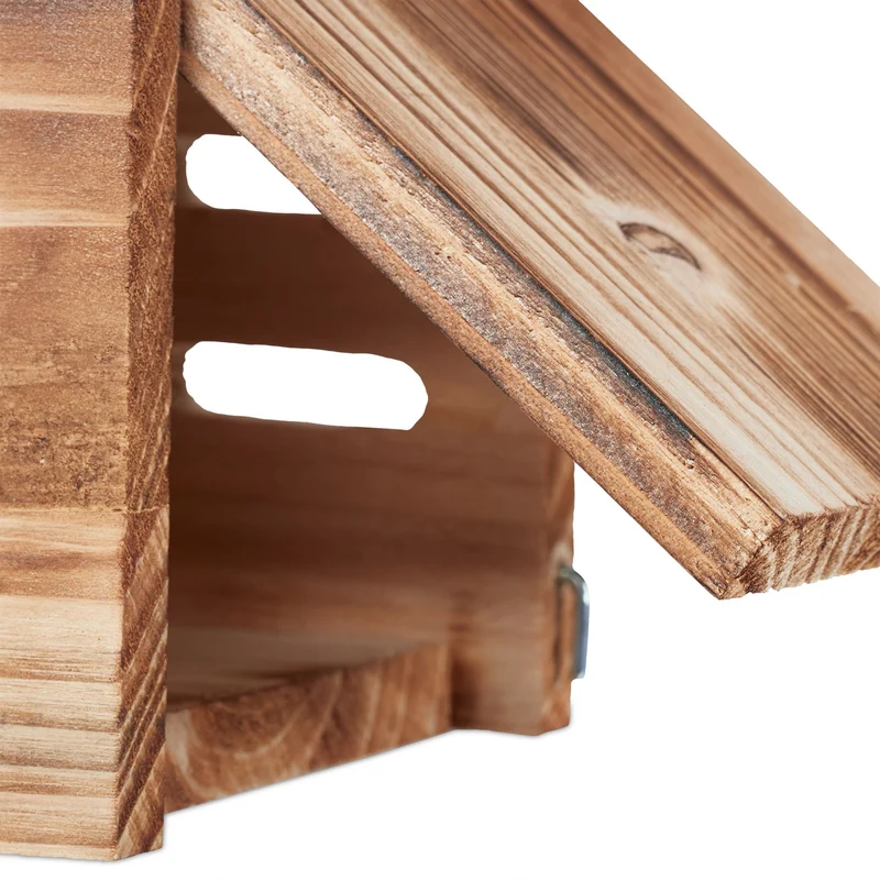 Hôtel à insectes suspendu jardin pour coccinelles protection hiver ouverture facile en bois sapin 13_0015252