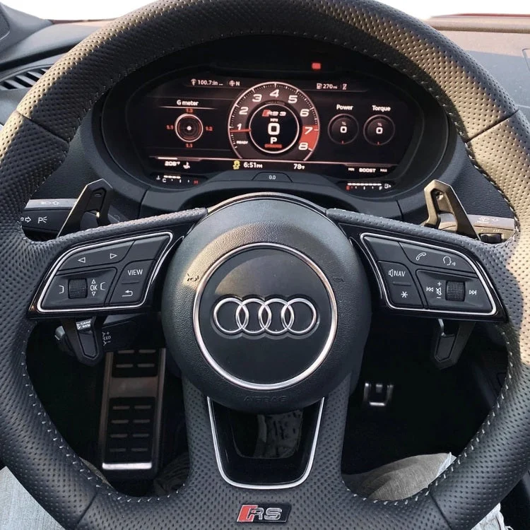 Palettes Volant Audi Style Urus Aluminium Carbone