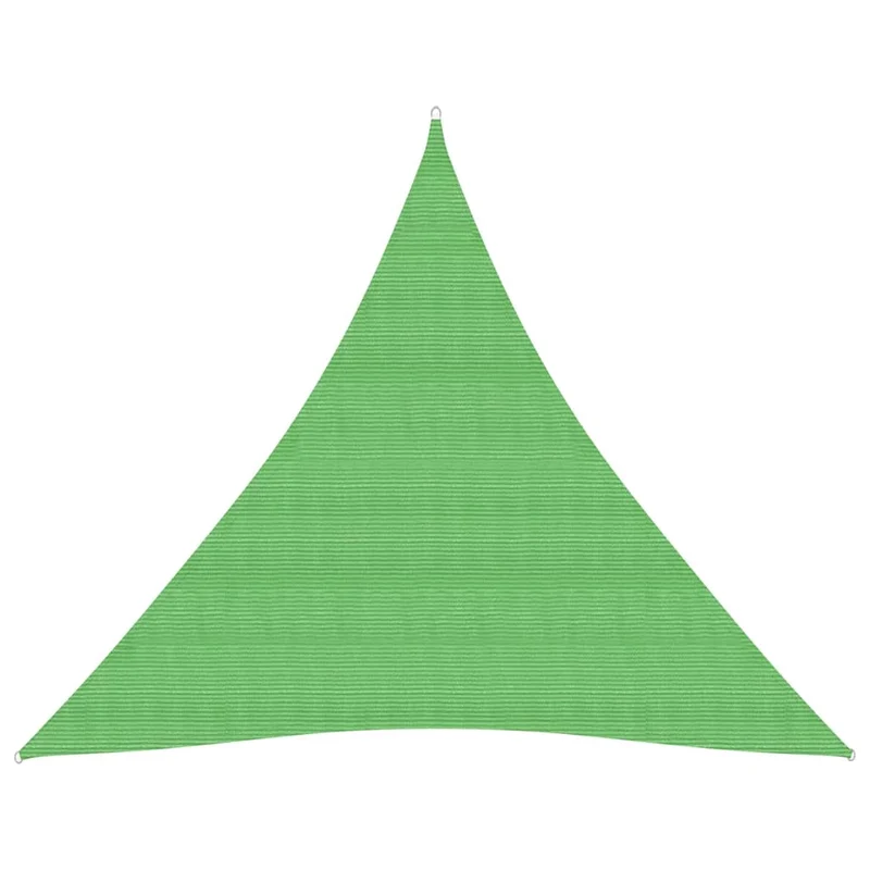 Voile toile d'ombrage parasol 160 g/m² PEHD 3,6 x 3,6 x 3,6 m vert clair 02_0009375