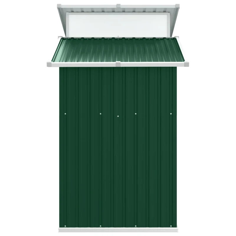 Abri de jardin cabane cabanon maison de stockage remise extérieur hangar outils robuste 270 x 130 x 208,5 cm acier Galvanisé vert 02_0022375
