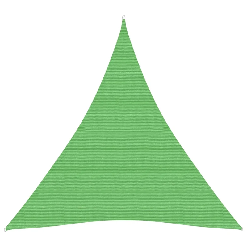 Voile toile d'ombrage parasol 160 g/m² PEHD 3 x 4 x 4 m vert clair 02_0009382