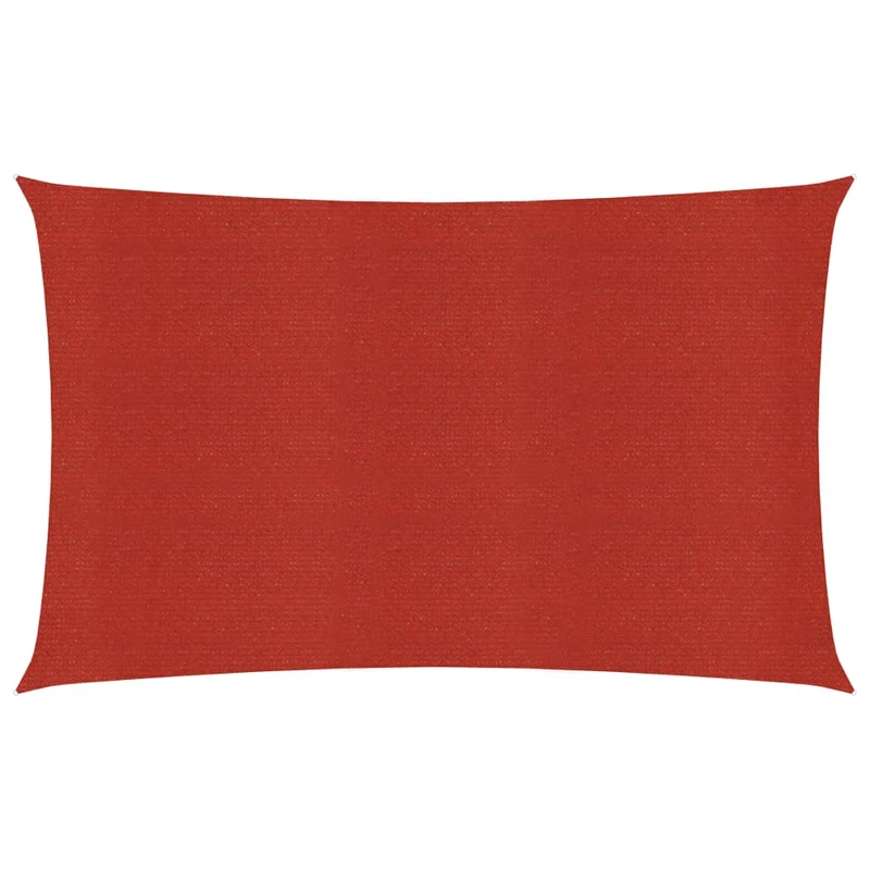 Voile d'ombrage 160 g/m² rouge 4 x 6 m PEHD 02_0009283
