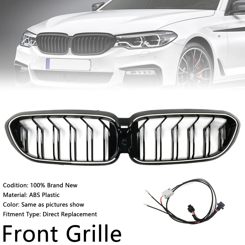 Calandre BMW Série 5 G30 G31 2017-2020 Noir Brillant