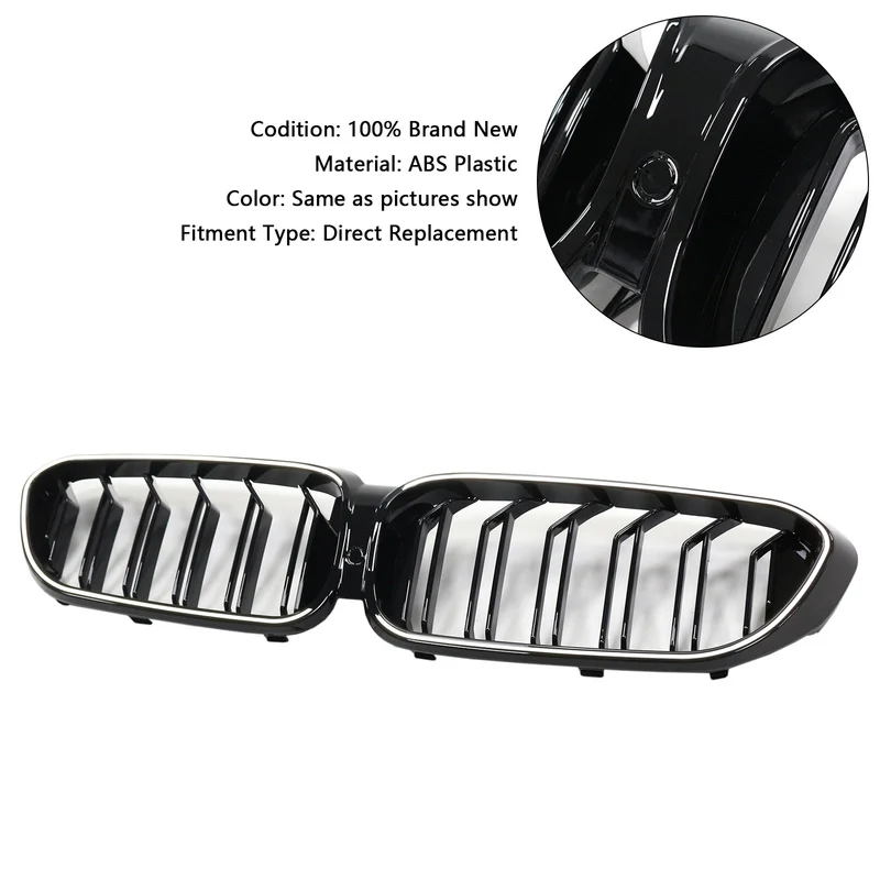 Calandre BMW Série 5 G30 G31 2017-2020 Noir Brillant