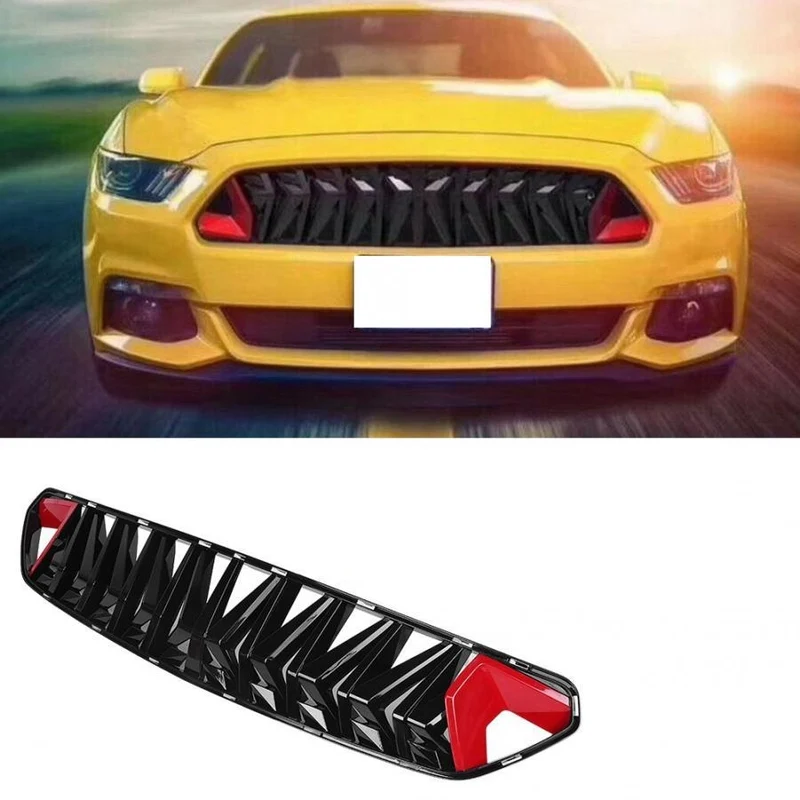 Calandre Sport Ford Mustang 2014-2017 Noir Rouge