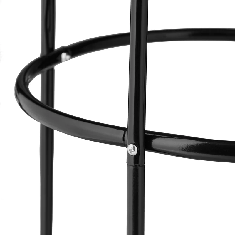 Trellis décoratif support plantes grimpantes jardin 200 x 30 cm embellissement métallique noir 13_0011747