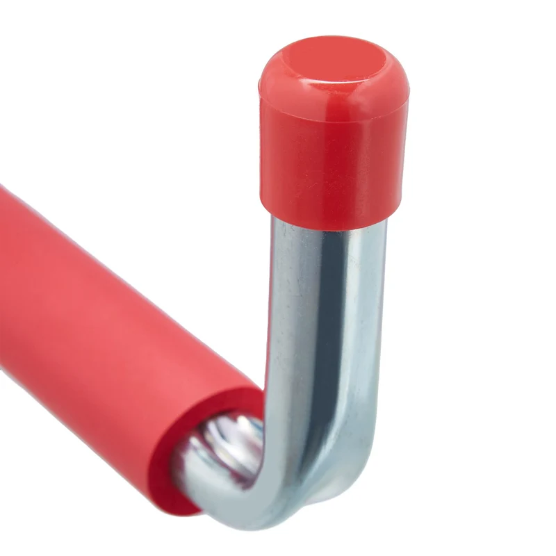 Lot de 2 porte-outils plafond garage 30 x 42 x 2,5 cm pour rangement efficace en acier argenté 13_0010941