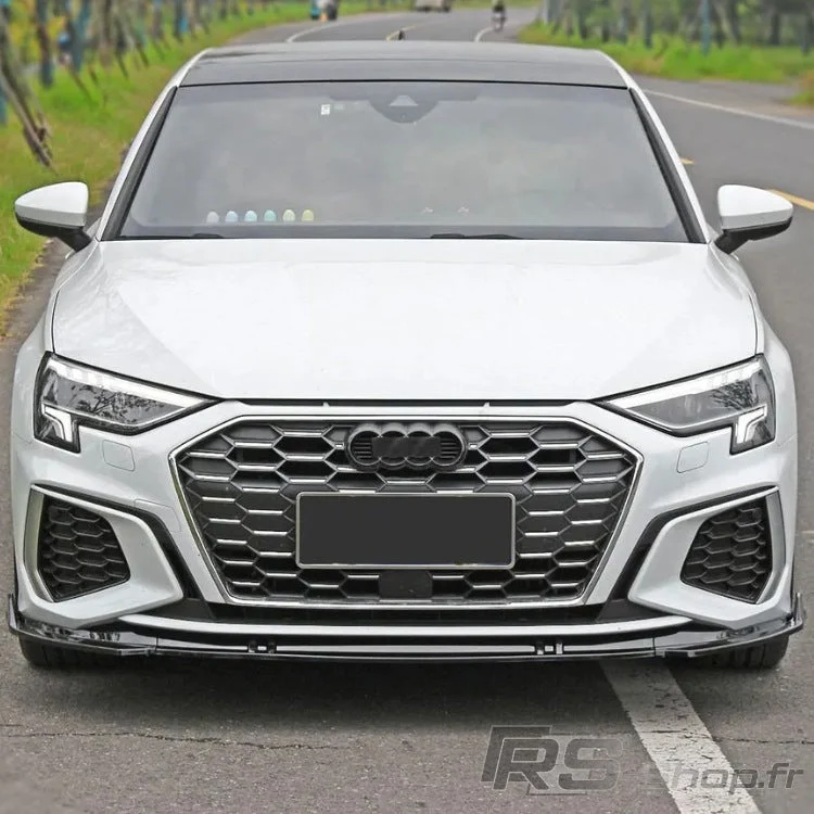 Lame Avant Audi A3 S3 8Y Noir Brillant 2021-2024