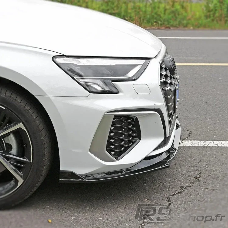 Lame Avant Audi A3 S3 8Y Noir Brillant 2021-2024