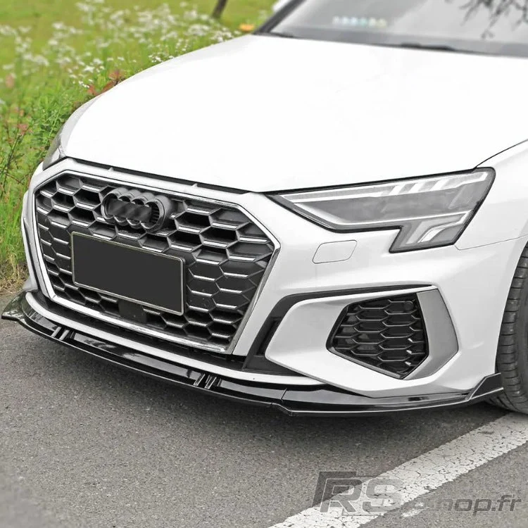 Lame Avant Audi A3 S3 8Y Noir Brillant 2021-2024
