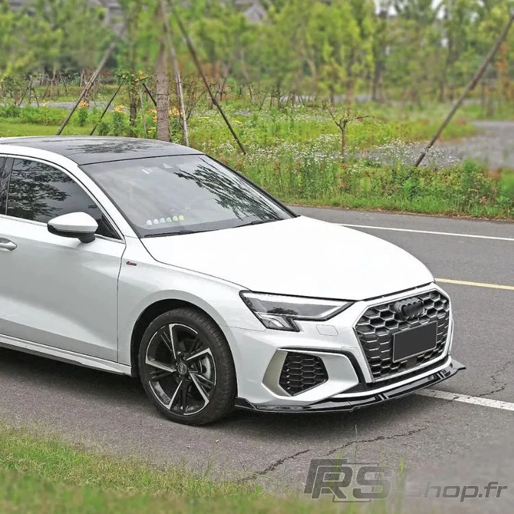 Lame Avant Audi A3 S3 8Y Noir Brillant 2021-2024
