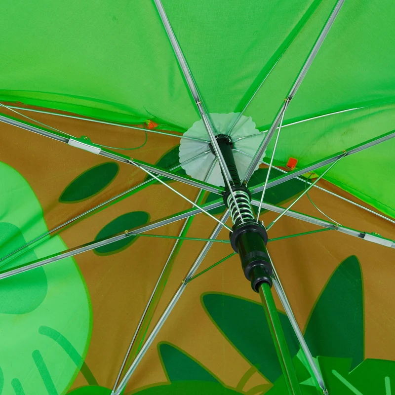 Parapluie enfant motif jungle 70 x 70 cm ouverture rapide léger pratique en polyester multicolore 13_0013302