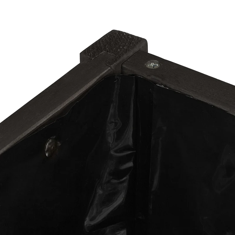 Porte-potager surélevé pour terrasse balcon jardin 80 x 74 x 38 cm avec étagère ergonomique en sapin naturel 13_0011674