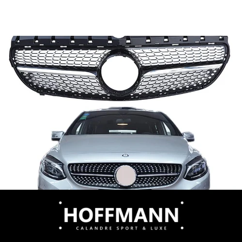 Calandre Diamond Mercedes Classe B W246 Noir