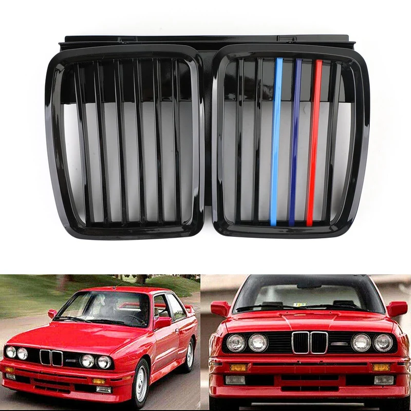 Calandre M3 Noir Brillant BMW E30 1982-1994