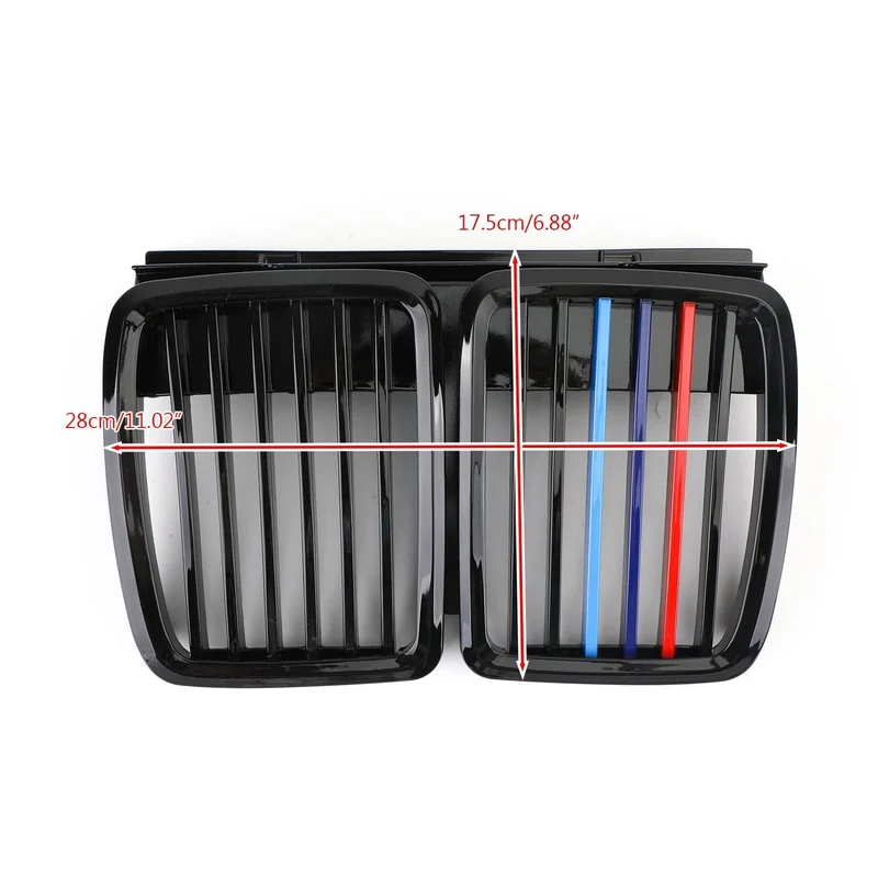 Calandre M3 Noir Brillant BMW E30 1982-1994