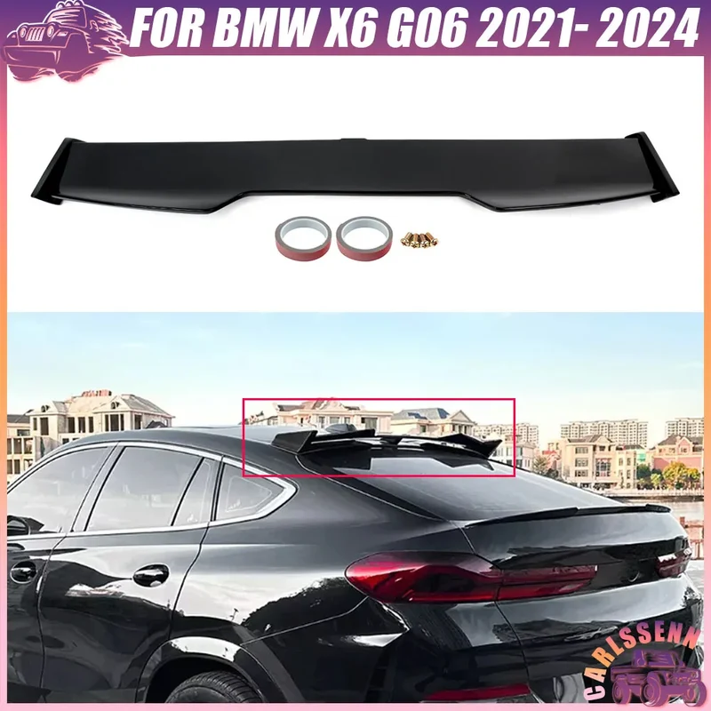Becquet BMW X6 G06 X6M Sport 2020-2024 Noir Brillant