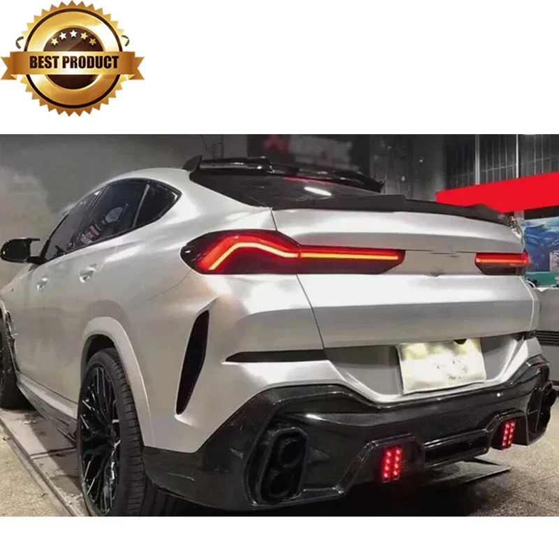 Becquet BMW X6 G06 X6M Sport 2020-2024 Noir Brillant