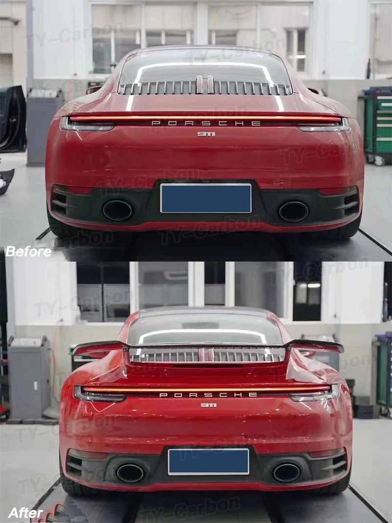 Becquet Carbone Porsche 911 992 Style SD