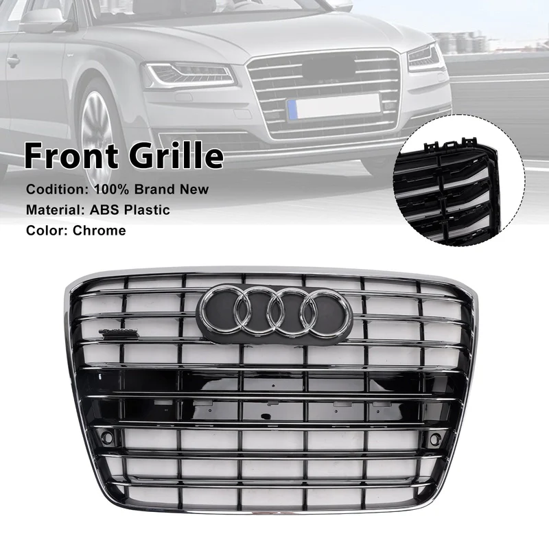 Grille Calandre Chrome Audi A8 D4 2010-2014