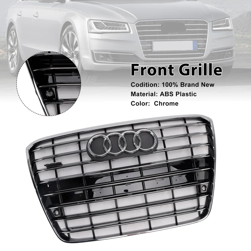 Grille Calandre Chrome Audi A8 D4 2010-2014